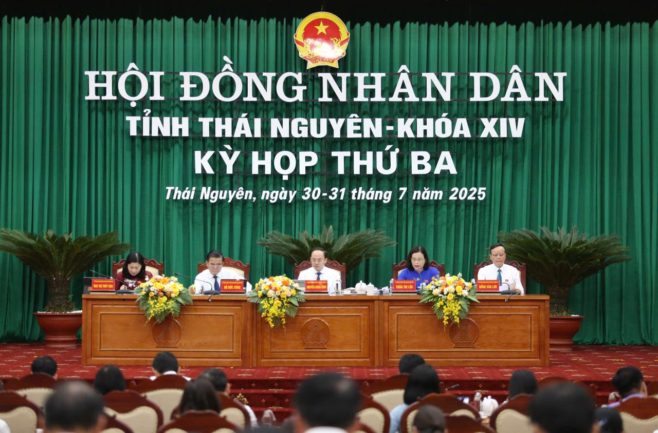 Kỳ họp thứ ba HĐND tỉnh thái nguyên